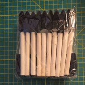 40 Black and White Foam Tip Painters